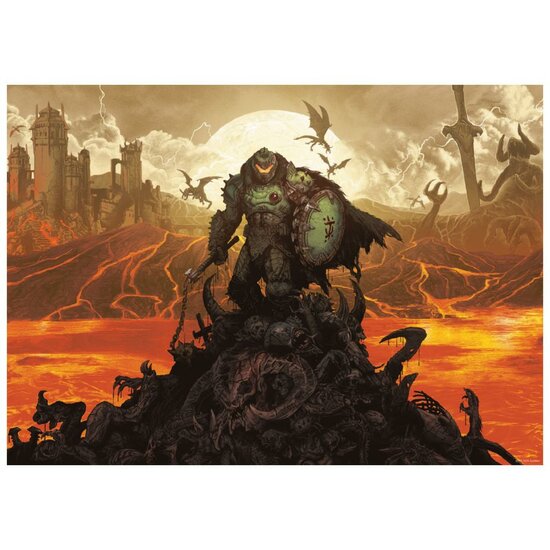 DOOM THE DARK AGES - 90 Years - Art Print - Limited Edition