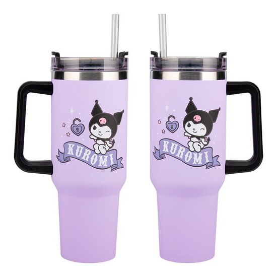 KUROMI - Travel Mug XL 900ml with straw