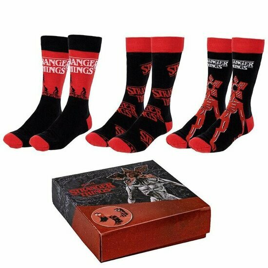 STRANGER THINGS - 3 Pairs socks Pack (Size 35-41)