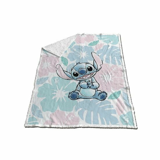 LILO &amp; STITCH - Sherpa Blanket 130x170cm - Stitch