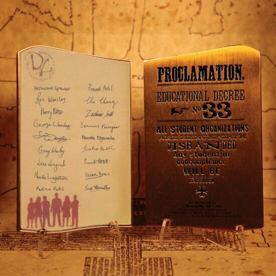 HARRY POTTER - Dumbledore&#039;s Army - Limited Edition Ingot