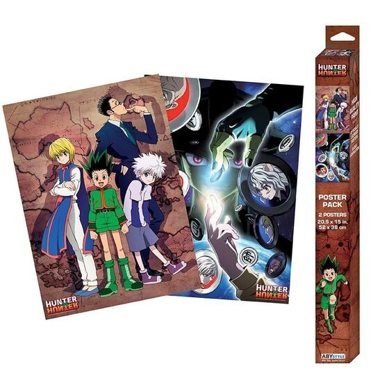 HUNTER X HUNTER - Group -  Set de 2 posters &#039;52x38&#039;