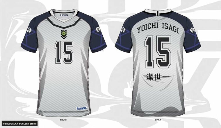 BLUE LOCK - Yoichi Isagi 15 - Soccer Jersey Men (XL)