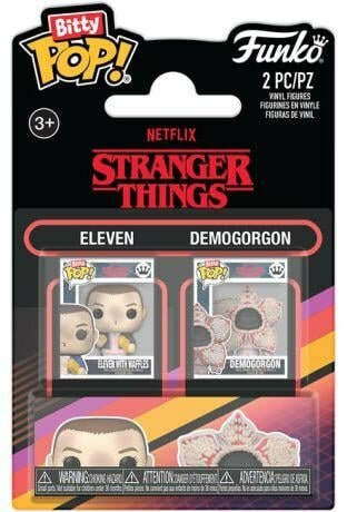 STRANGER THINGS - Bitty Pop 2 Pack 2.5cm - Eleven &amp; Demogorgon