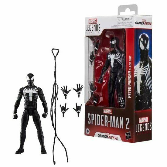 MARVEL -Peter Parker Black Suit &quot;Gamerverse&quot; -Fig. Legends Series 15cm