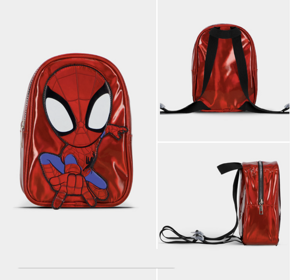SPIDER-MAN - Mini Backpack &#039;Shiny&#039; - 23x 16,5x 9,5cm