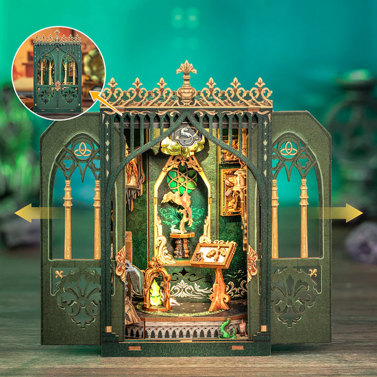 MINIATURE HOUSE - DIY - The Darkness Herbarium - 90pc + LED Light