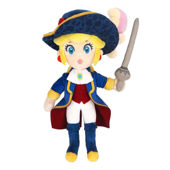 PRINCESS PEACH SHOW TIME - Peach Swordfighter - Plush 26cm