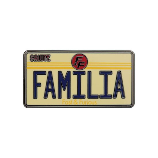 FAST &amp; FURIOUS - Familia License Plate - Limited Edition Pin&#039;s