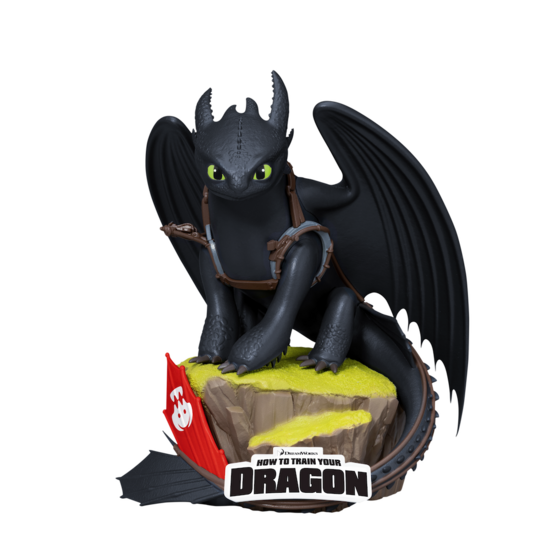 HOW TO TRAIN YOUR DRAGON - Toothless - Diorama D-Stage 15cm
