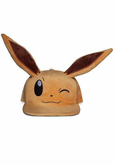 POKEMON - Eevee Winking - Plush Novelty Cap