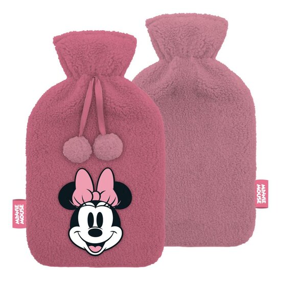 MINNIE - Plush &amp; Embrosed Hot-Water Botlle