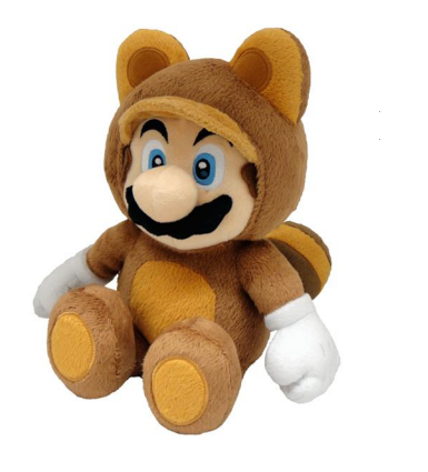 SUPER MARIO - Tanooki Mario - Plush 20cm