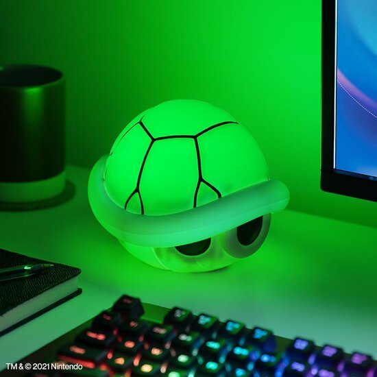 SUPER MARIO - Green Shell - D?corative Light with Sound 15cm