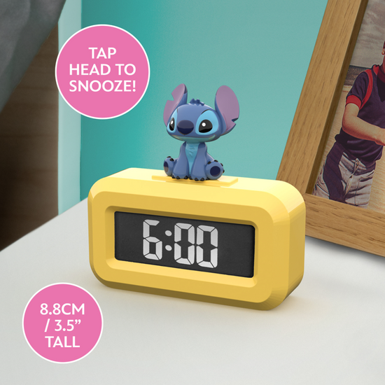 STITCH - Mini Figure Alarm Clock