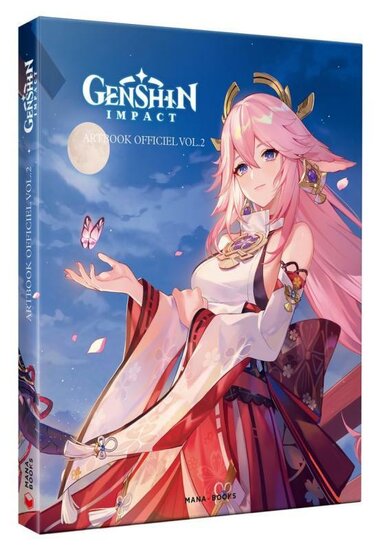 GENSHIN IMPACT - L&#039;artbook officiel - Tome 2 + carnet de croquis