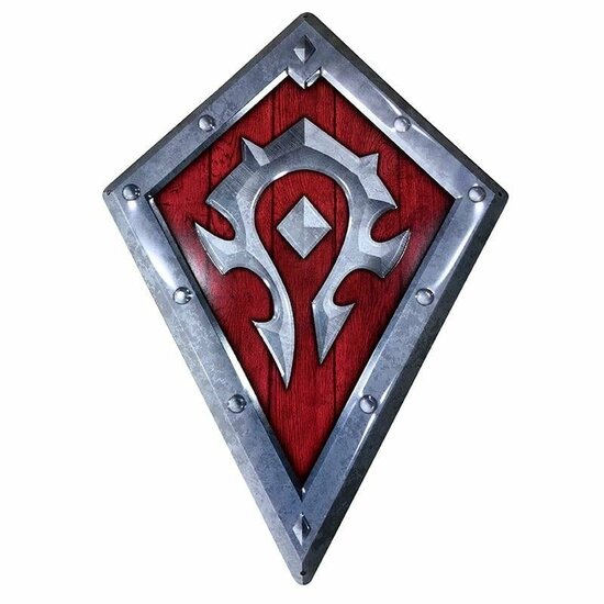 WORLD OF WARCRAFT - Horde Shield - Metal Plate &#039;25x35cm&#039;