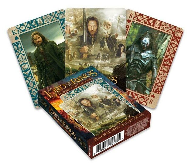 LORD OF THE RING - Heroes &amp; Villains - Playing Cards
