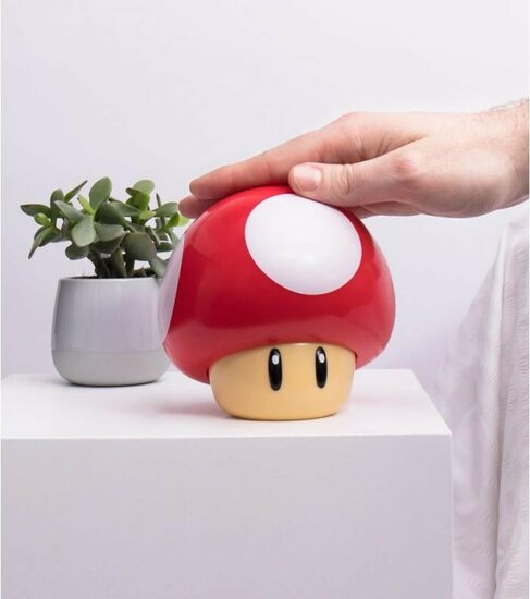 SUPER MARIO - Mushroom - Mini Light with Sound 12cm