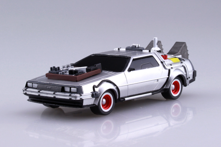 BACK TO THE FUTURE 3 - Delorean - Model Kit 1/43 10cm