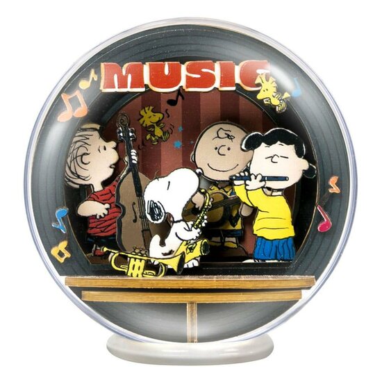 PEANUTS - Night Of Music - Wood Model Kit Globe Theater