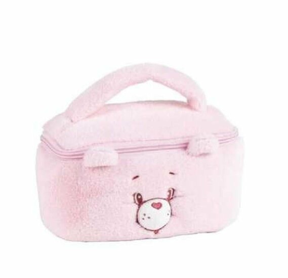 CAREBEAR - Cheer Bear - &#039;Brick&#039; Plush Travel Case