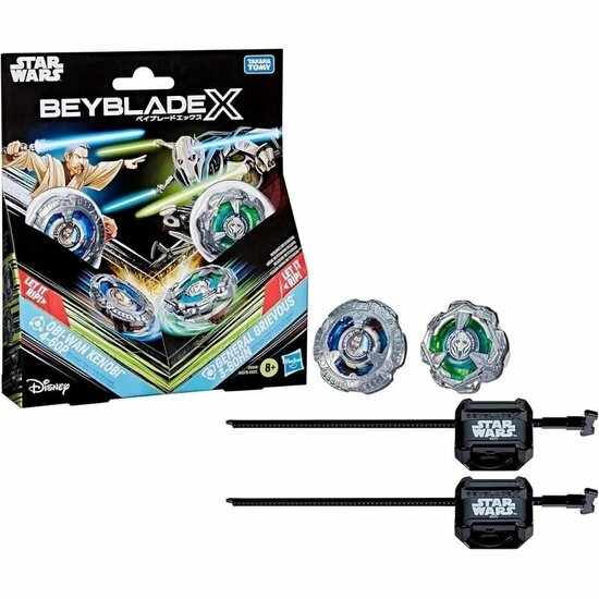 BEYBLADE X - Obi-Wan Kenobi 4-60P &amp;  General Grievous 3-80HN
