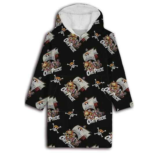 ONE PIECE - Thousand Sunny - Sweat Poncho - Children Size (7-14 Years)
