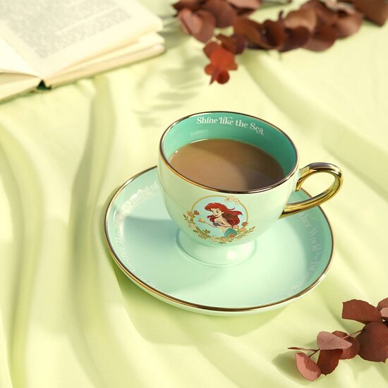 DISNEY PRINCESS - Ariel - Tea Cup + Saucer 200ml