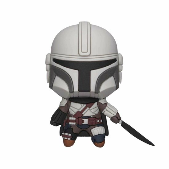THE MANDALORIAN - Mando with Darksaber - 3D foam collectible magnet