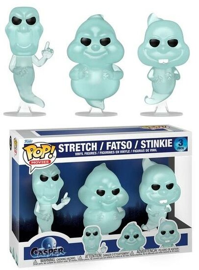 CASPER 30TH ANNIVERSARY - POP Movies - 3PK - Stretch, Fatso &amp; Stinkie
