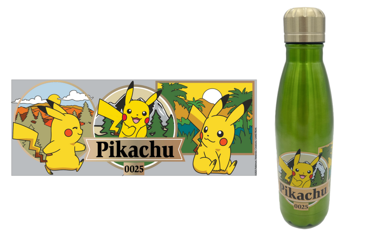 POKEMON - A Wild Pikachu - Stainless Steel Bottle 780ml