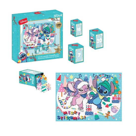 STITCH &amp; ANGEL - Advent Calendar - Puzzle 1000P &#039;50x70cm&#039;