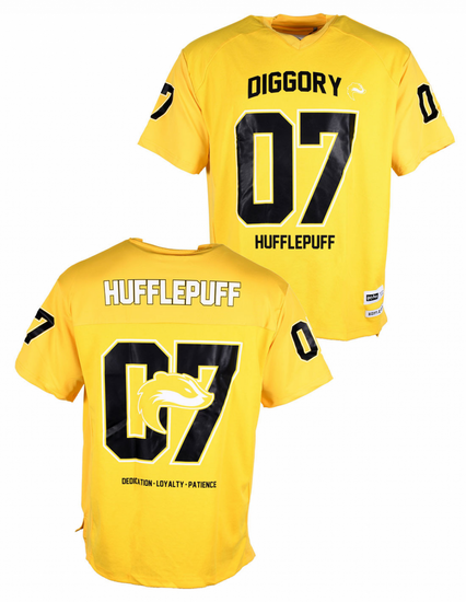 HARRY POTTER - Hufflepuff - T-Shirt Sports US Replica unisex (XXL)