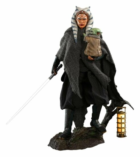 THE MANDALORIAN - Ahsoka &amp; Grogu - Pack 2 Action Figures 29cm