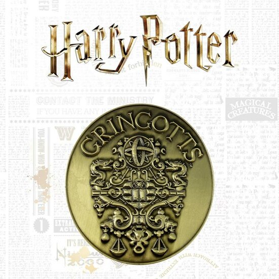 HARRY POTTER - Gringotts&#039; Bank - Limited Edition Medallion