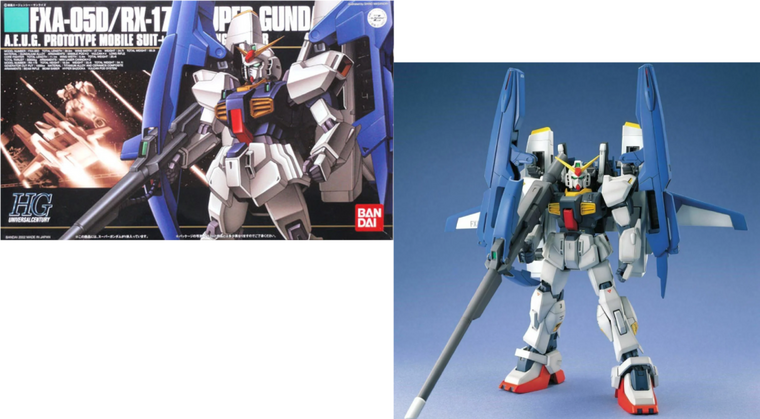 GUNDAM - HGUC - FXA-05D/RX178 Super Gundam 1/144 - Model Kit