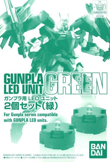 GUNDAM - MG Led Unit Green x2 - Model Kit Accessories