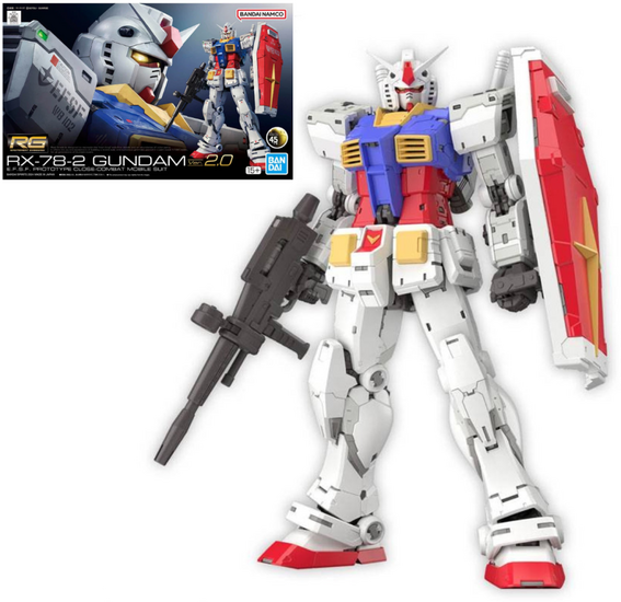 GUNDAM - RG 1/144 RX-78-2 Gundam Ver. 2.0 - Model Kit