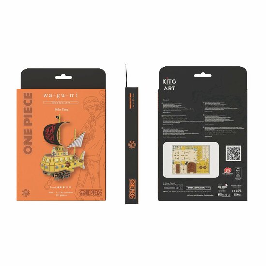 ONE PIECE - Law&#039;s Submarine - Wood Model Kit 13.2x8.5x16cm