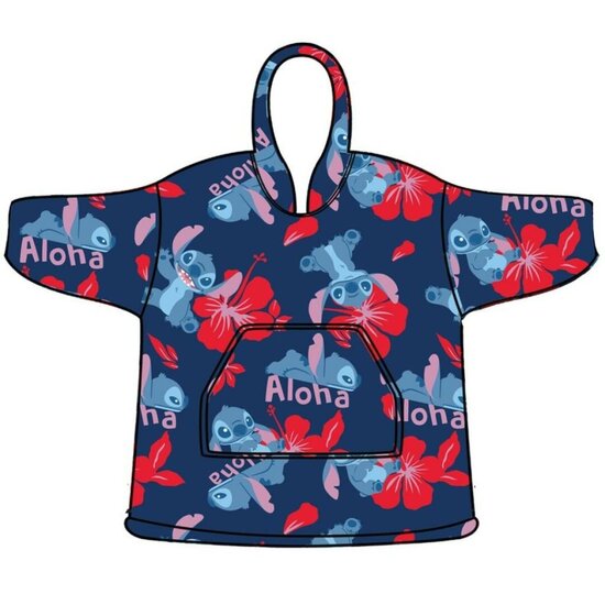 LILO &amp; STITCH - Aloha - Sweat Poncho - Adult Size