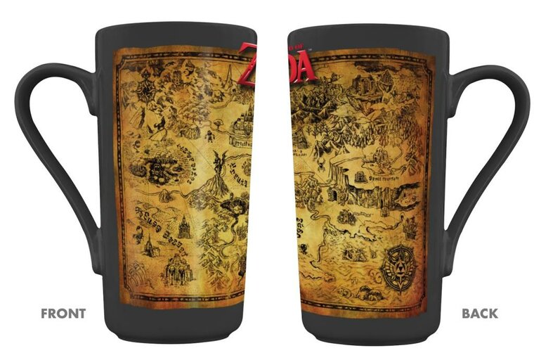 ZELDA - Map - Latte Mug 470ml