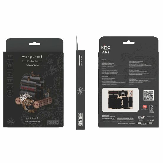 ONE PIECE - Saber Of Xebec - Wood Model Kit 9.8x12.8x13.8cm