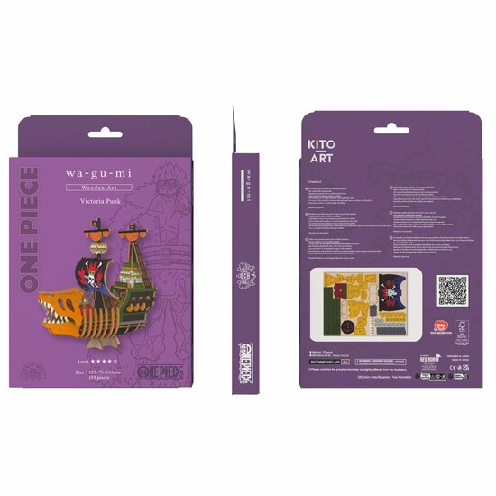 ONE PIECE - Victoria Punk - Wood Model Kit 12.5x7x13.5cm