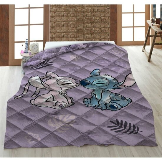 DISNEY - Stitch &amp; Angel - Quilt Cover 140x200cm