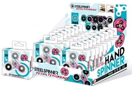 STEELSPINNER - HAND FINGER - Display DESIGN PERFORMANCE 16pces