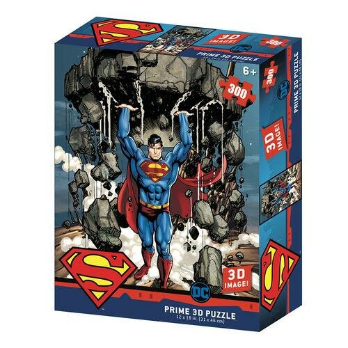 SUPERMAN - Super Strength - Lenticular Puzzle 3D 300P '46x31cm'