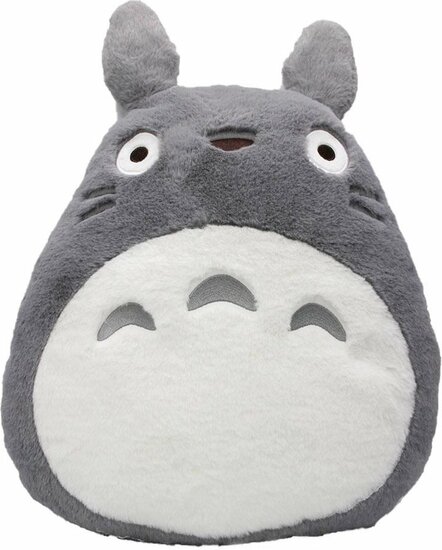 Ghibli - My Neighbor Totoro - Nakayoshi Totoro Grey Cushion 45cm