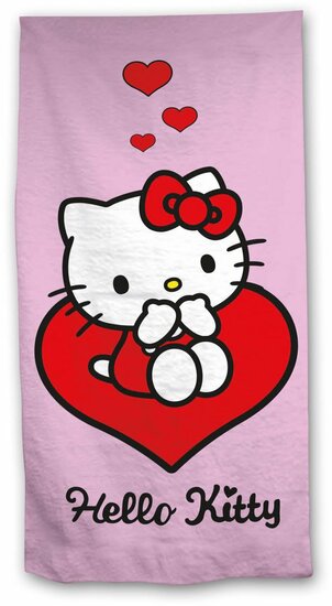 Hello Kitty Strandlaken 70 x 140 cm - Polyester