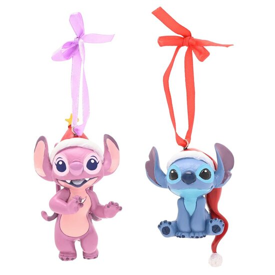 DISNEY - Stitch &amp; Angel - Set of 2 Hanging Decoration